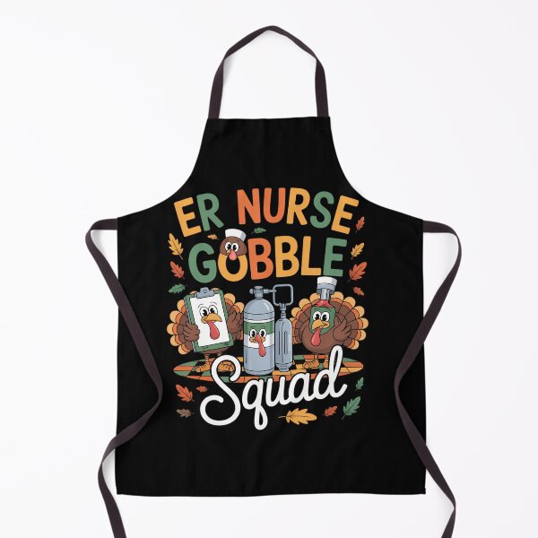 Item preview, Nurse Gobble Squad ER Nurse Turkey Lover Thanksgiving designed and sold by petrichorsworld.