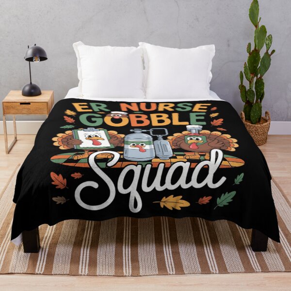 Item preview, Nurse Gobble Squad ER Nurse Turkey Lover Thanksgiving designed and sold by petrichorsworld.