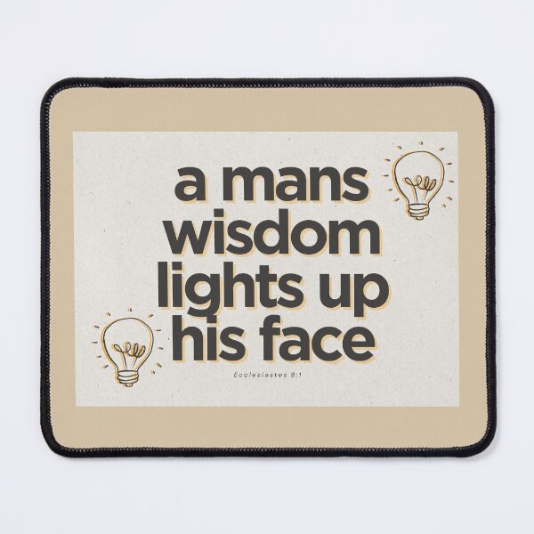Item preview, A mans Wisdom lights up his face designed and sold by VerwaterDesigns.