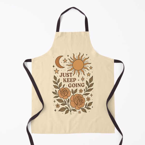 Item preview, Just keep going flower moon and sun art designed and sold by BrownHorse90s.