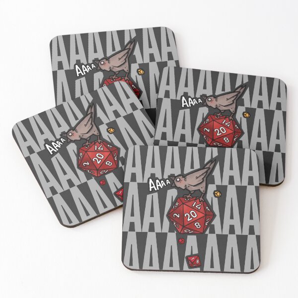Item preview, Roll High, Scream Higher | Natural 20 in DnD with Screaming Crow designed and sold by keyvei.