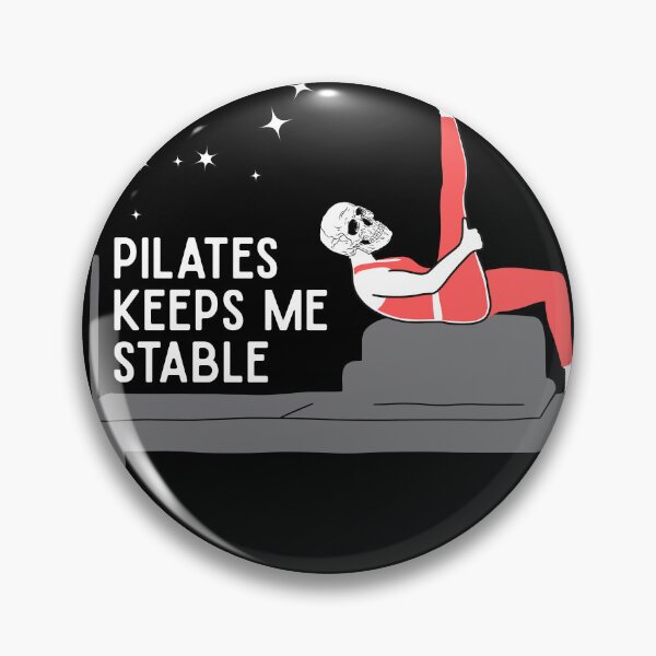 Item preview, Pilates Keeps Me Stable Skull designed and sold by pixelparagon13.