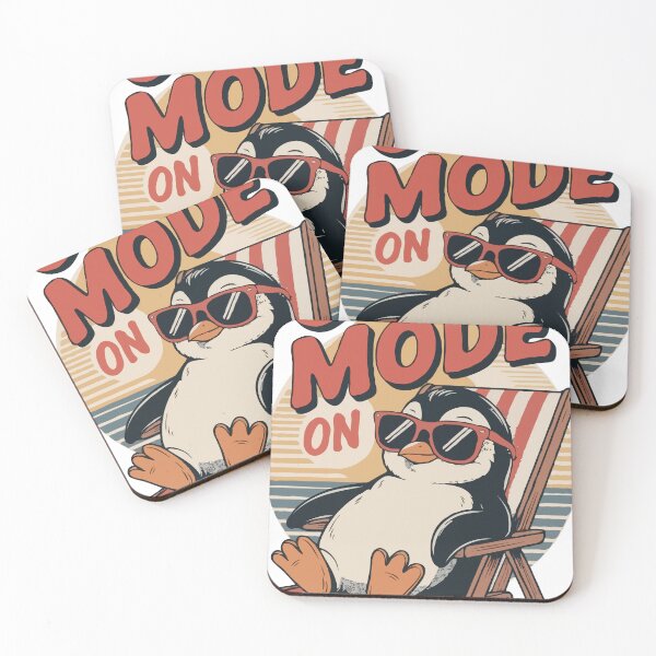 Item preview, Chill Mode Penguin T Shirt Design designed and sold by AL AMIN.