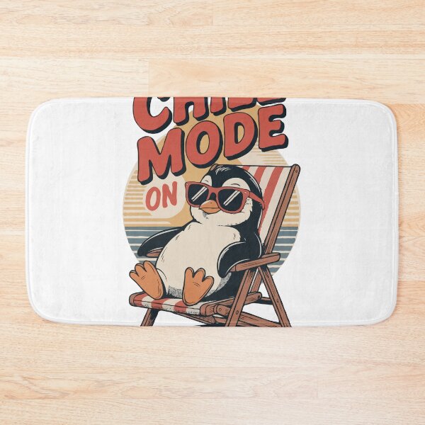 Item preview, Chill Mode Penguin T Shirt Design designed and sold by AL AMIN.