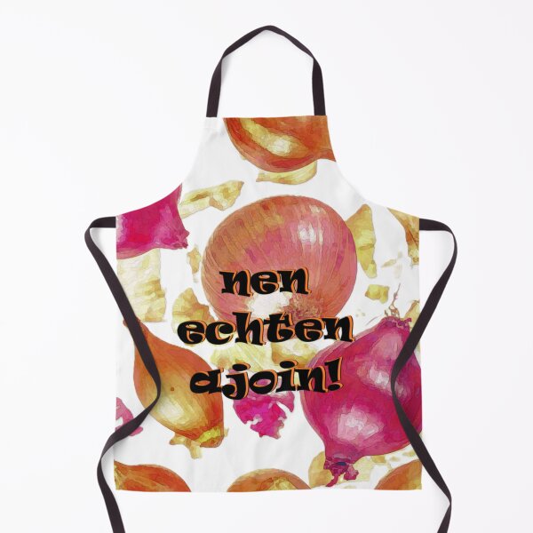Item preview, Nen echten ajoin - Bold Black And Yellow Text Over Colorful Onion Pattern Background - Festive Graphic designed and sold by CreativeWorld96.