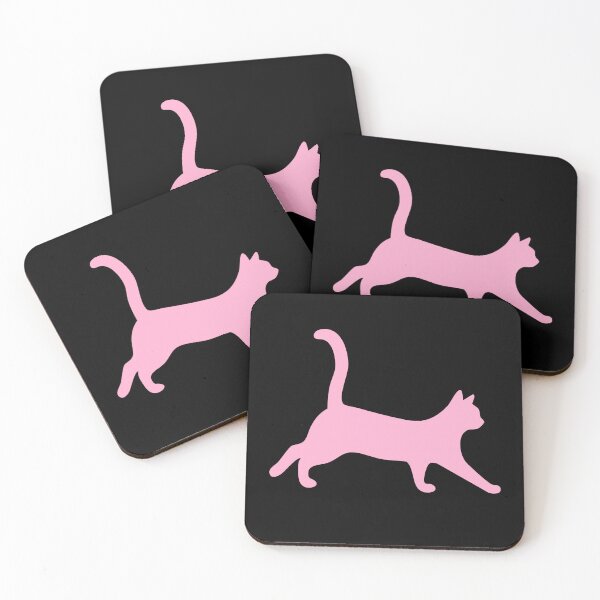 Item preview, Pink Cat Silhouette designed and sold by Jeallan Designs.