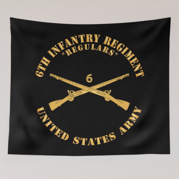 Item preview, Army - 6th Infantry Regiment Branch - Regulars - US Army X 300 designed and sold by Military Insignia Products.