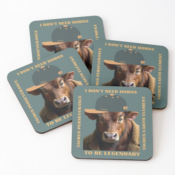 Item preview, I Don’t Need Horns to Be Legendary – Cool Hornless Bull designed and sold by JuanaDesigns.