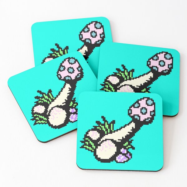 Item preview, Suspiciously Shaped Strange Shroom - Variant 3 (Spring Colors) designed and sold by Trilobutt's Pixel Butts.