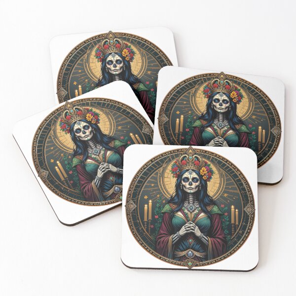 Item preview, Elegant Calavera Catrina Queen Digital Art designed and sold by AQUILAKREO.