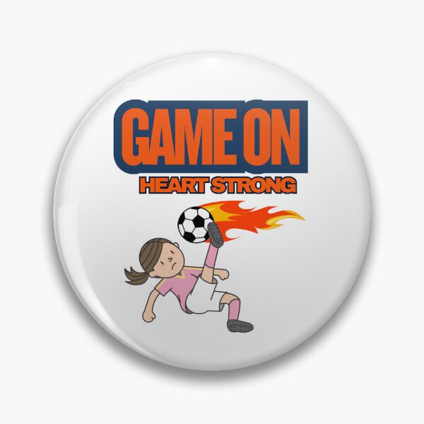 Item preview, Game On, Heart Strong designed and sold by Combat Skies.