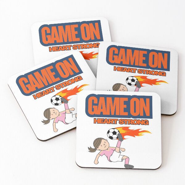 Item preview, Game On, Heart Strong designed and sold by Combat Skies.