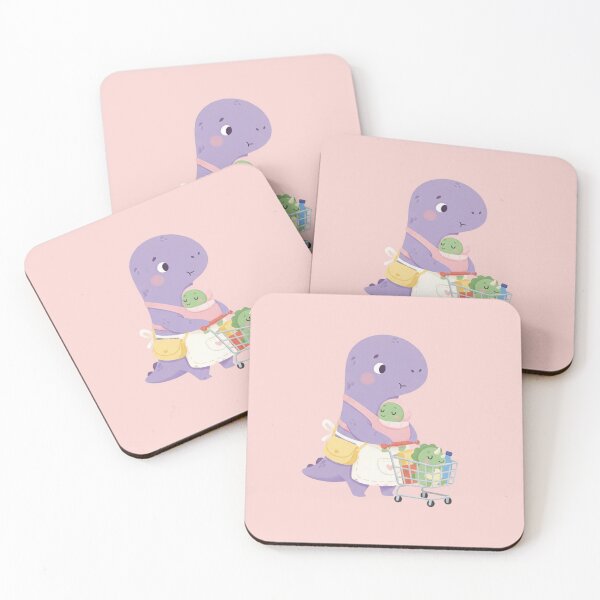 Item preview, Purple Dino Mom with Baby designed and sold by 0606PM.