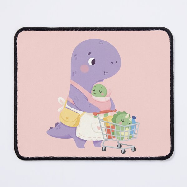 Item preview, Purple Dino Mom with Baby designed and sold by 0606PM.