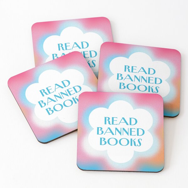 Item preview, Read Banned Books | Groovy, Modern, Glowing Design designed and sold by leftyshirts.