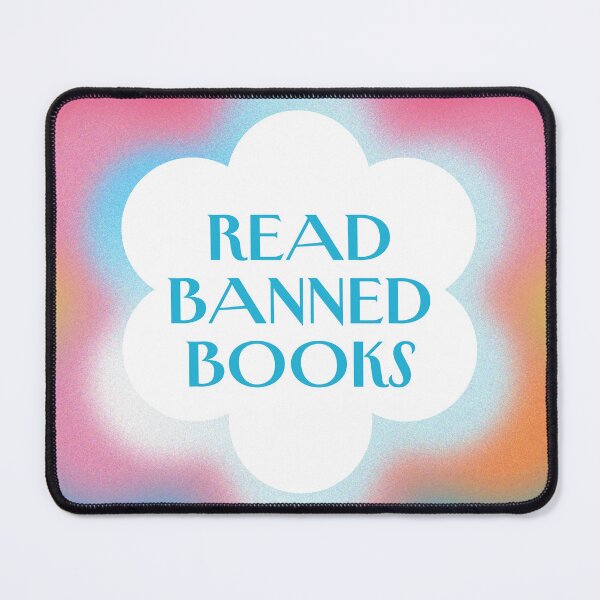 Item preview, Read Banned Books | Groovy, Modern, Glowing Design designed and sold by leftyshirts.