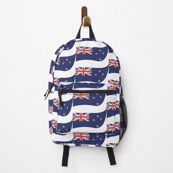 Item preview, New Zealand – Map with flag designed and sold by Wolagno.