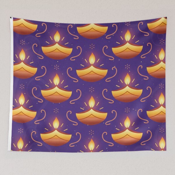 Item preview, RADIANT DIYAS PATTERN designed and sold by CleverCulture.