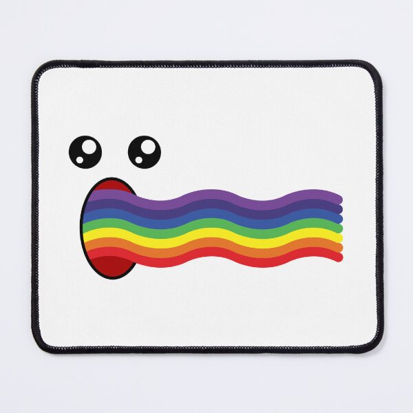Item preview, Cute kawaii blowing rainbow face designed and sold by BlushyPrint.