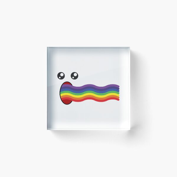 Item preview, Cute kawaii blowing rainbow face designed and sold by BlushyPrint.