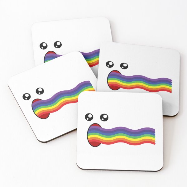 Item preview, Cute kawaii blowing rainbow face designed and sold by BlushyPrint.