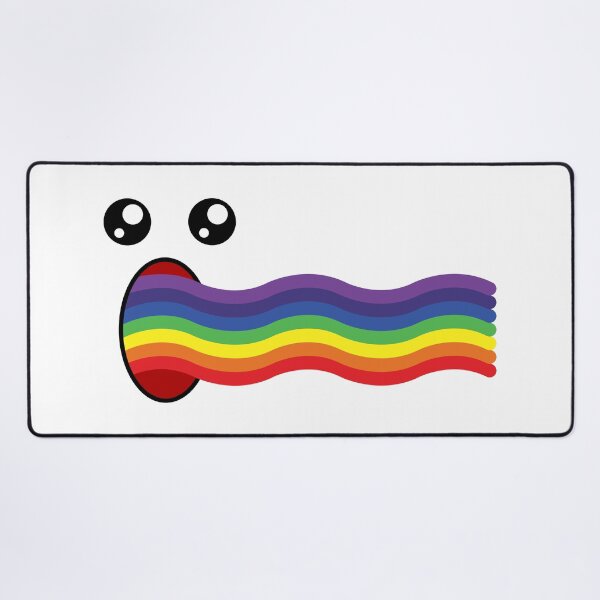 Item preview, Cute kawaii blowing rainbow face designed and sold by BlushyPrint.