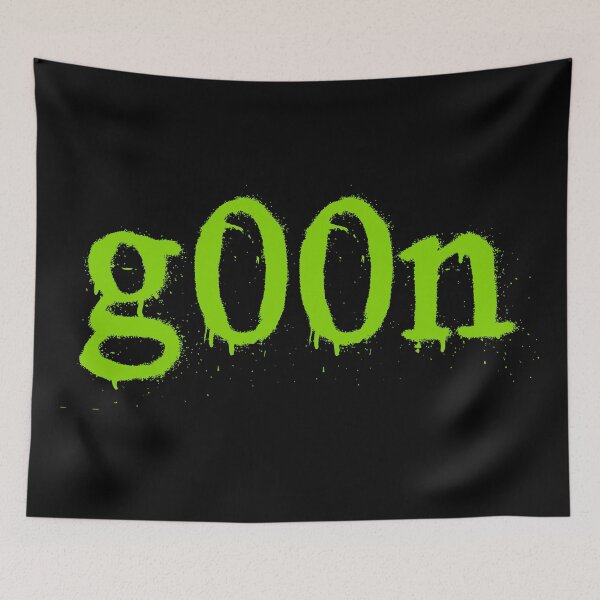 Item preview, g00n, Green Gritty Typography  designed and sold by Memes N Lore .