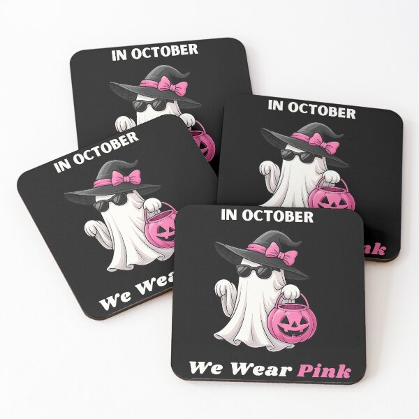 Item preview, In October We Wear Pink Nurse Ghost Halloween 2025 designed and sold by WonderMix.