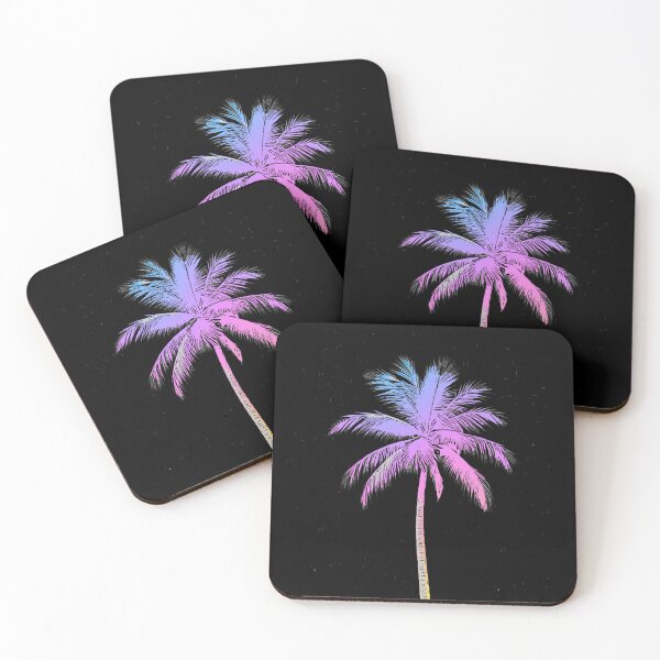 Item preview, Gradient Palm Tree on Black designed and sold by AmbientArtCo.