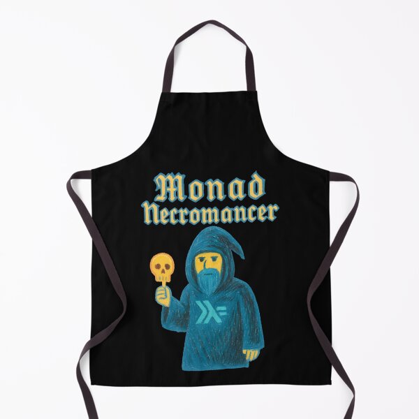 Item preview, Monad Necromancer — Gothic Functional Programming Halloween Humor designed and sold by Nerd Romance Café.
