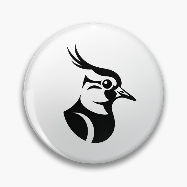 Item preview, Northern Lapwing Head – Minimalist Illustration designed and sold by VVoodpecker Design.
