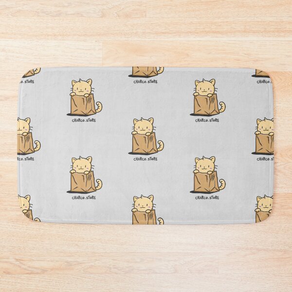 Item preview, Lovely Things | Peekaboo Cat – Curious Kawaii Paper Bag Design designed and sold by Charco.Store – Bold Expressive Graphics & Alt Streetwear Art.