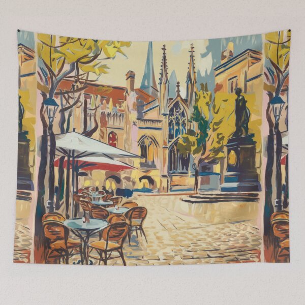 Item preview, Dijon France  | Vibrant French Cityscape  designed and sold by CARRAANN.
