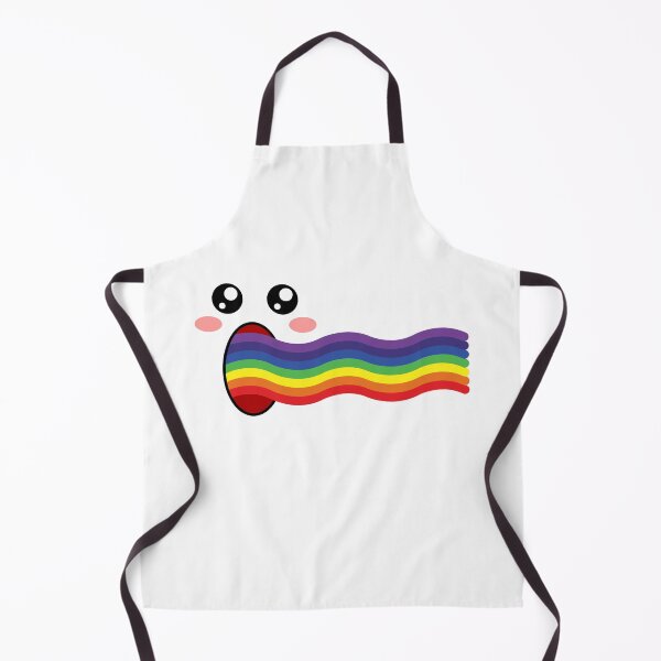 Item preview, Cute kawaii blushing blowing rainbow face designed and sold by BlushyPrint.