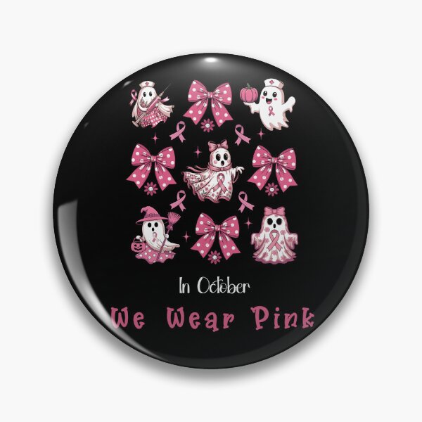Item preview, In October We Wear Pink Nurse Ghost Halloween 2025 designed and sold by WonderMix.