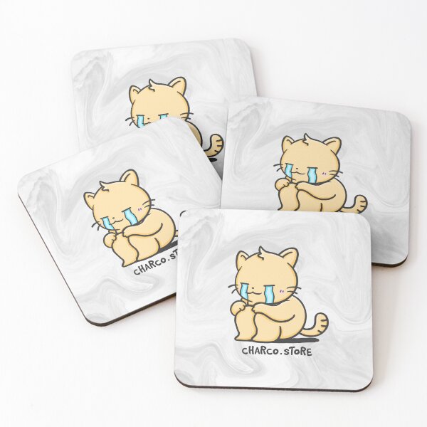 Item preview, Lovely Things | Crybaby Cat – Cute Emotional Kawaii Design designed and sold by Charco.Store – Bold Expressive Graphics & Alt Streetwear Art.