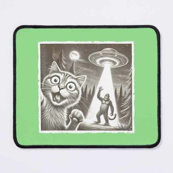Item preview, Cat Selfie With Bigfoot Ufo Funny Cat Sasquatch Loverpng By Merch, Limited Edition, Perfect Gift Fo designed and sold by HALEYBEVERLY.
