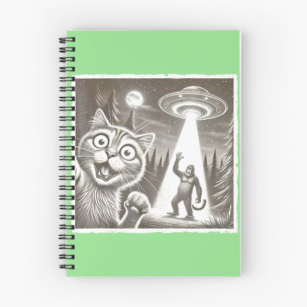 Item preview, Cat Selfie With Bigfoot Ufo Funny Cat Sasquatch Loverpng By Merch, Limited Edition, Perfect Gift Fo designed and sold by HALEYBEVERLY.