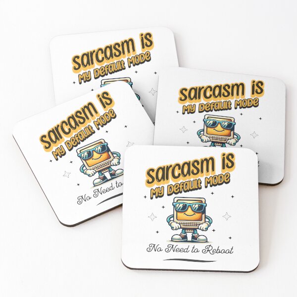 Artikelvorschau, Sarkasmus ist mein Standardmodus – Lustiges Geek-Computer-Humor-Design | Kein Neustart erforderlich entworfen und verkauft von SoulThread Studio.