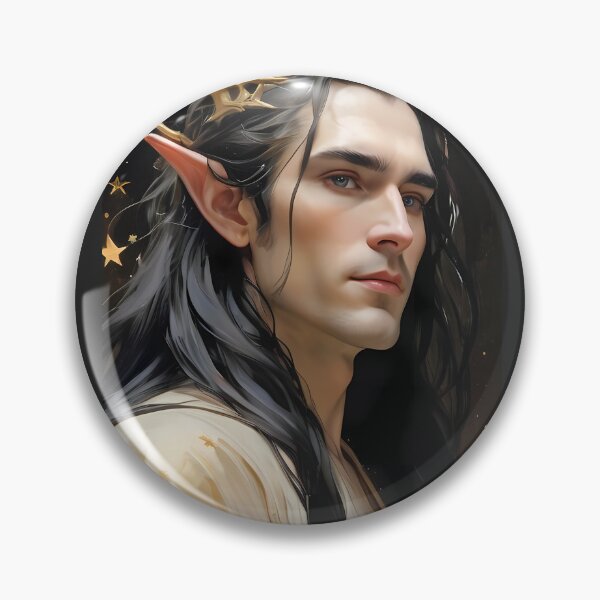 Item preview, Elven King in Golden Crown, Three Quarter View designed and sold by vyrlook.