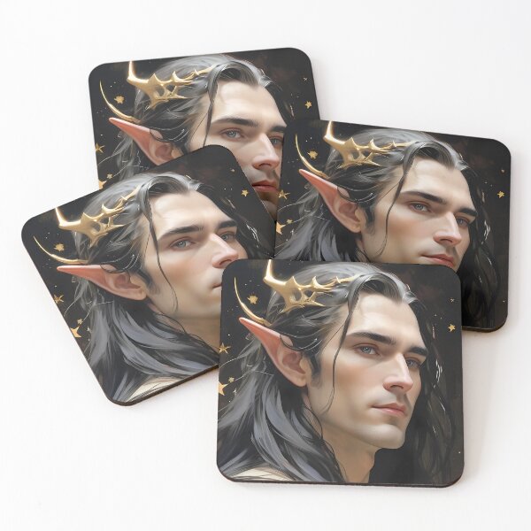 Item preview, Elven King in Golden Crown, Three Quarter View designed and sold by vyrlook.