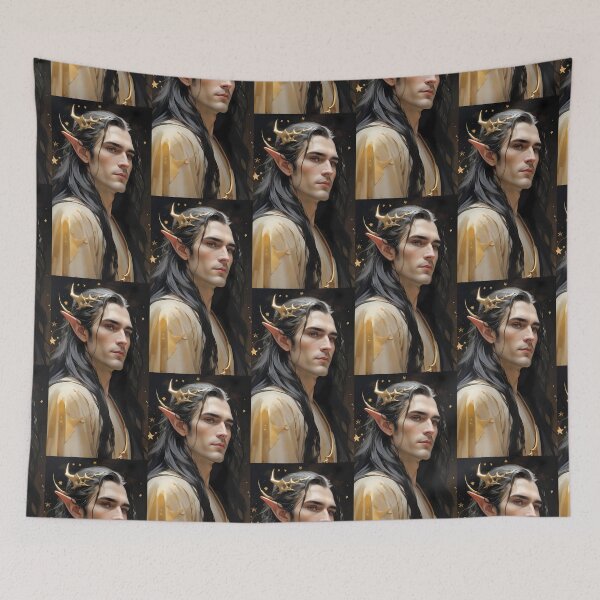 Item preview, Elven King in Golden Crown, Three Quarter View designed and sold by vyrlook.