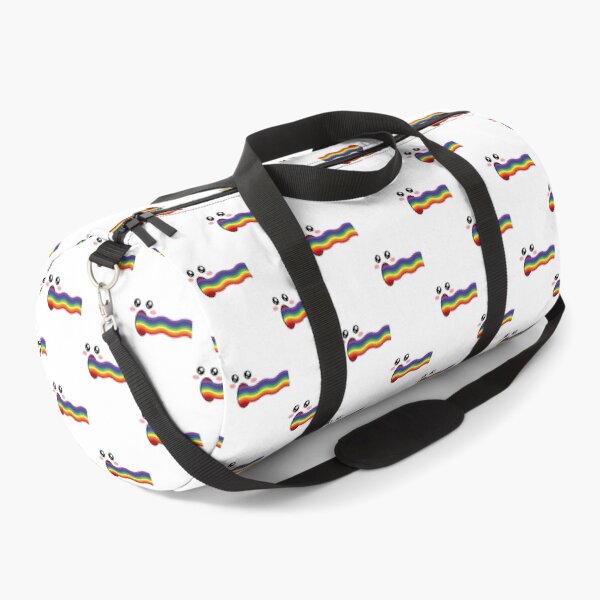 Item preview, Cute kawaii blushing blowing rainbow face pattern designed and sold by BlushyPrint.
