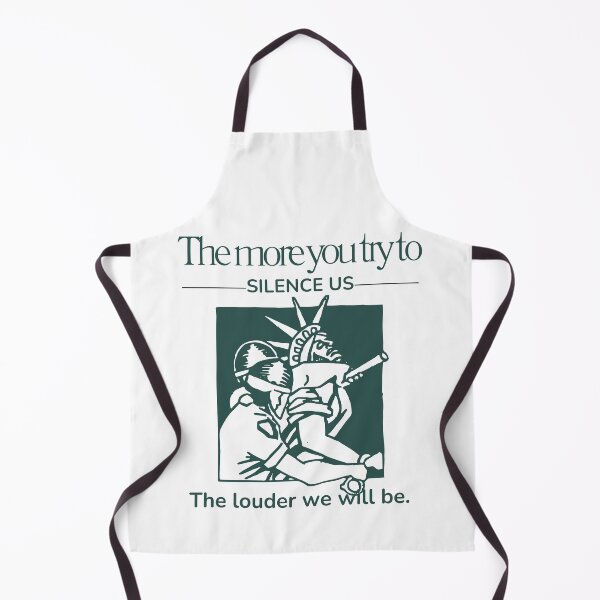 Item preview, The more you try to silence us, the louder we will be. designed and sold by leftyshirts.