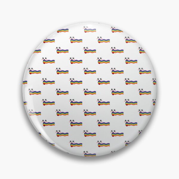 Item preview, Cute kawaii blushing blowing rainbow face pattern designed and sold by BlushyPrint.