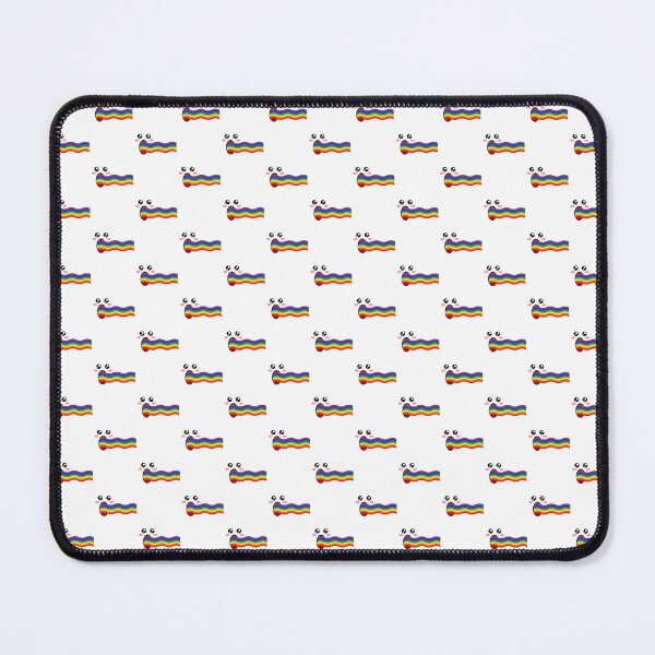 Item preview, Cute kawaii blushing blowing rainbow face pattern designed and sold by BlushyPrint.