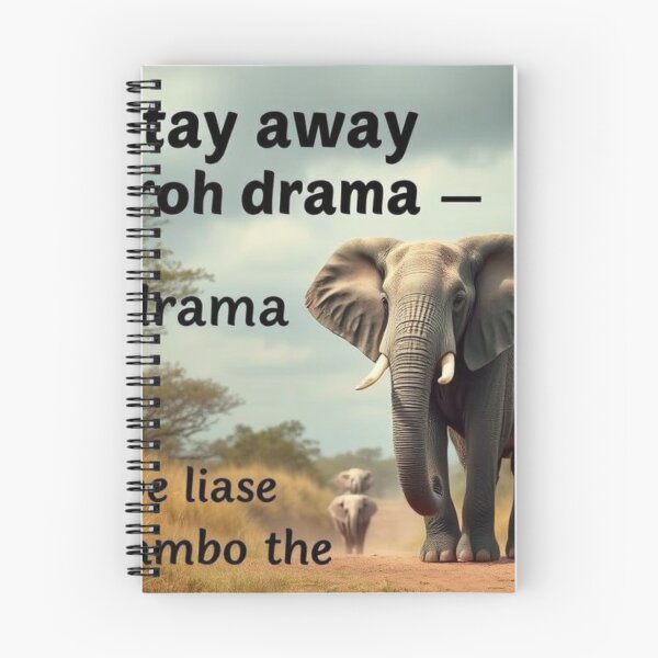 Item preview, Stay away from drama – be like Rambo the Elephant designed and sold by SSMC DREAM DESIGN.