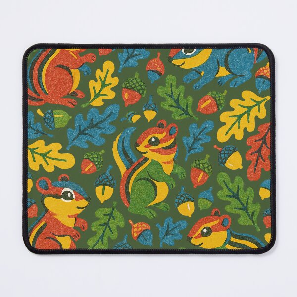 Item preview, Autumn Chipmunks Pattern designed and sold by FrictionMaxxing.