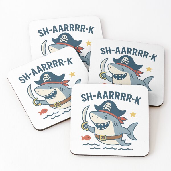 Item preview, Pirate Shark "SH-AARRRR-K" designed and sold by mrf2thed.