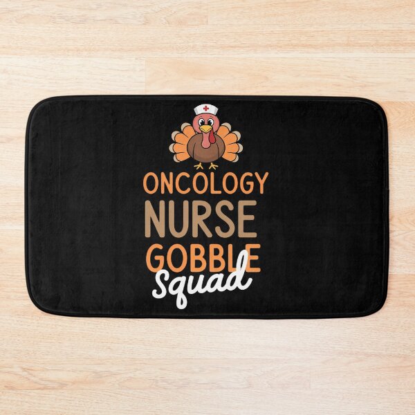 Item preview, Oncology Nurse Gobble Squad Funny Turkey Thanksgiving Day designed and sold by PeteHomenick.